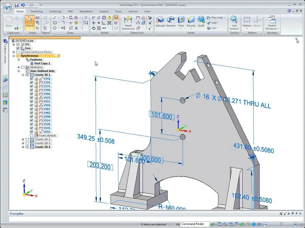 Solid edge drafting. Solid edge.