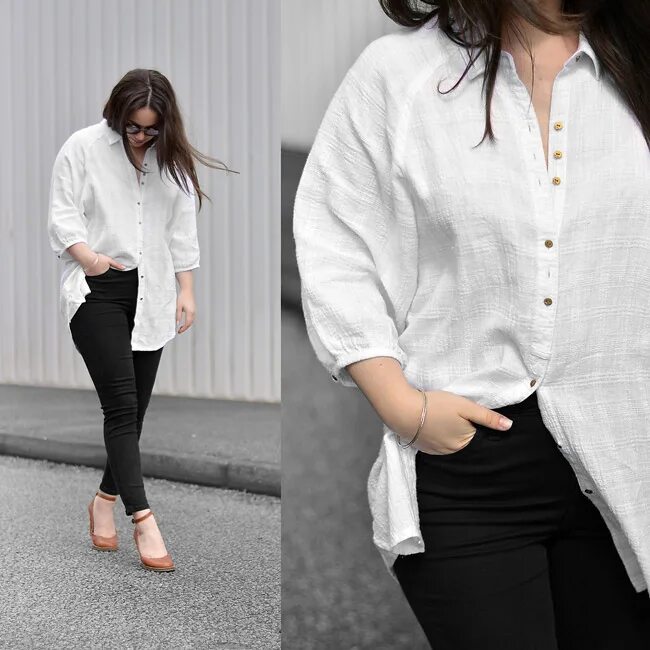 Образы для полных девушек. Девушка в джинсовой рубашке. Офисный стиль дляполнфх. Как носить рубашку полным. Рубашки для полных женщин.