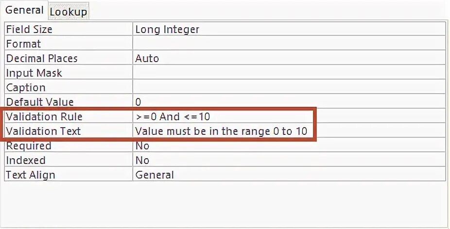 Validate rules