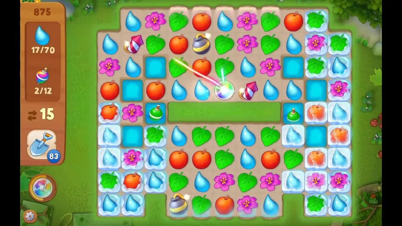 Как пройти уровень в игре garden. Gardenscapes 875. игра доп уровень 875. проходим игру герденс 59 уровень. как пройти уровень 855.