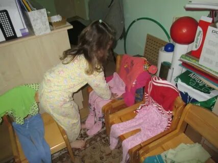 Детский сад одевается