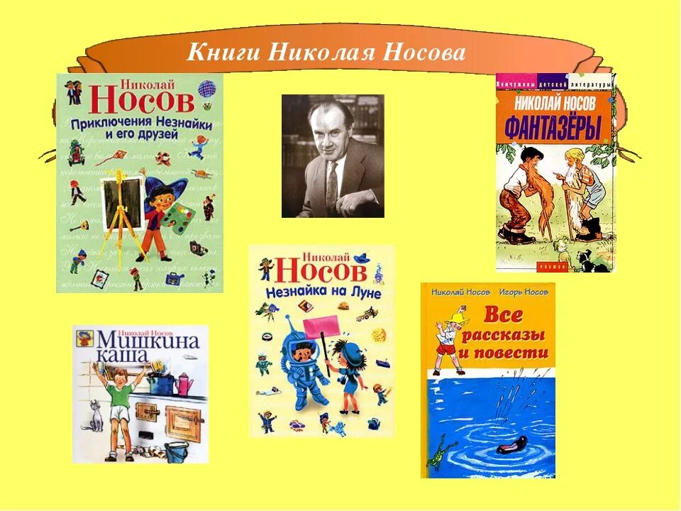 Биография николая носова для 3 класса. Рассказ о писателе н Носов.