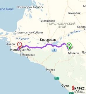 Благовещенск на карте краснодарского