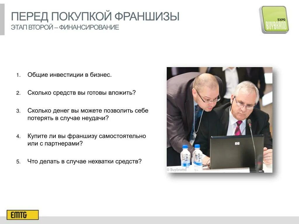 Этапы приобретения франшизы. Этапы франчайзинга. Инвестиции во франшизу. Преимущества POWERPOINT.