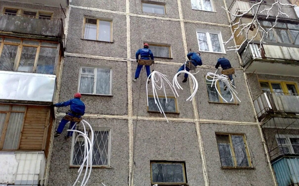 Межпанельные швы. Герметизация межпанельных швов в панельных домах. Разгерметизация межпанельных швов. Расшивка межпанельных швов. Капремонт панельных домов.