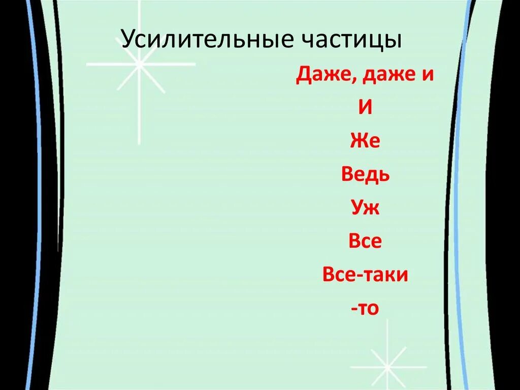 Даже это частица. Усилительные частицы в русском языке. Усилительная частица примеры. Выделительно усилительная частица. Частицы усиления примеры.