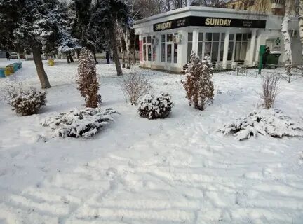 Снег в анапе