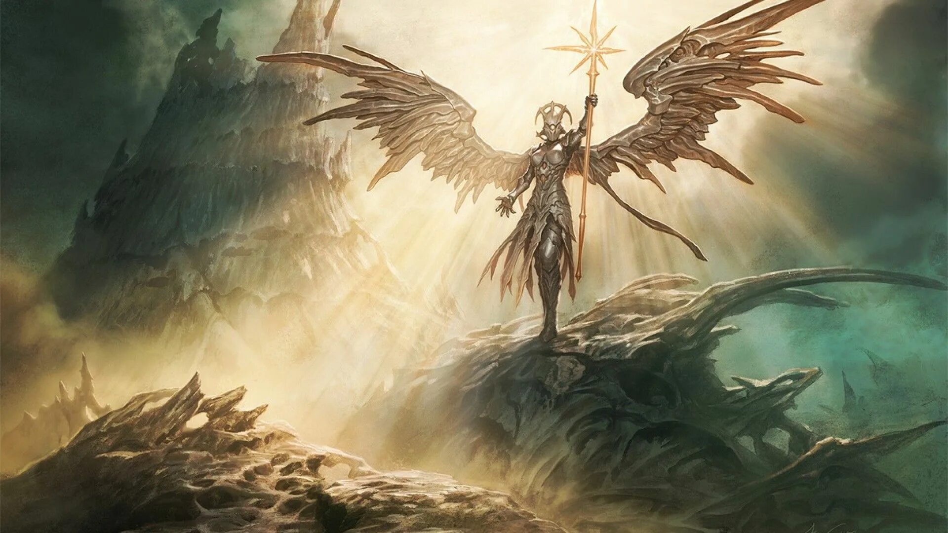 Крылатые канал. MTG Deathpact Angel. Нефилимы МТГ. Архангел Авацина МТГ. Magic the Gathering ангелы.