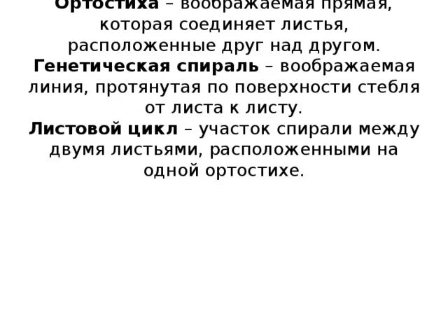 Ортостиха. Листовой цикл. Ортостиха и парастиха. Ортостиха это в ботанике.