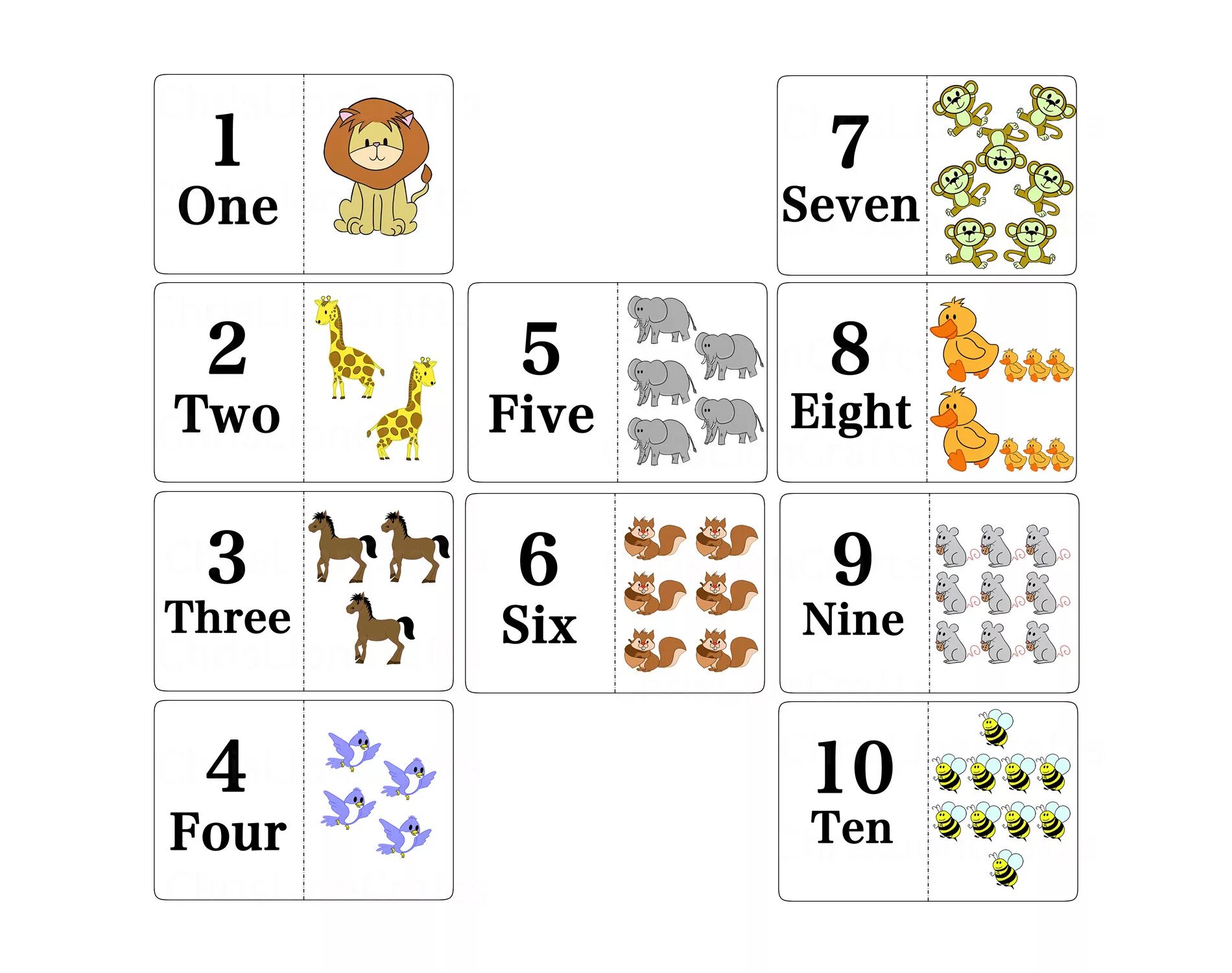 From 1 to 10