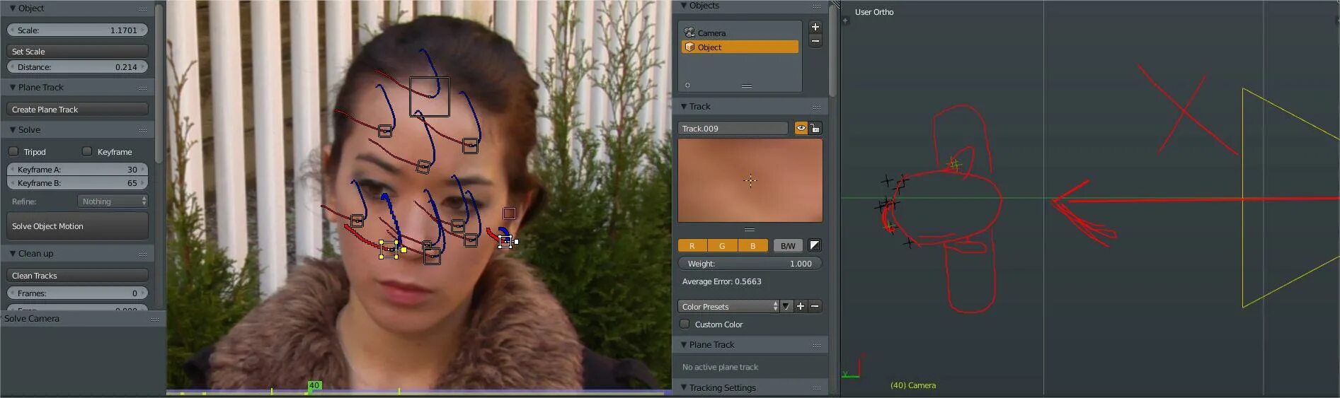 Face orientation в блендере. 3d трекинг объектов. Motion tracking Blender. Ориентация не меняется