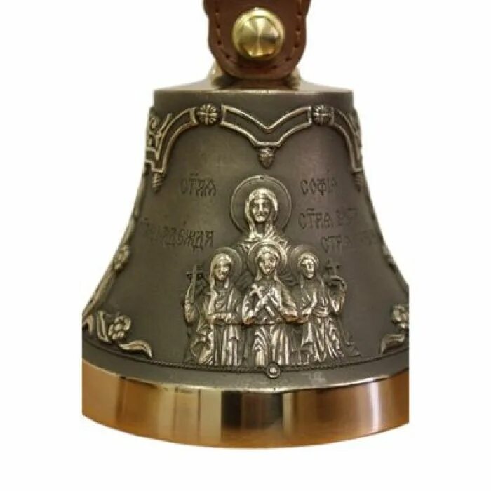 Сувенирные колокола в Воронеже. Колокольчики с ликами святых. Колокольчик 36