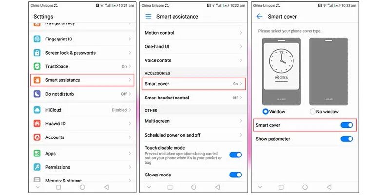 Настройки чехла на Хуавей. Huawei p Smart настройки. Настройки телефона Хуавей p Smart. Huawei настройка чехла.