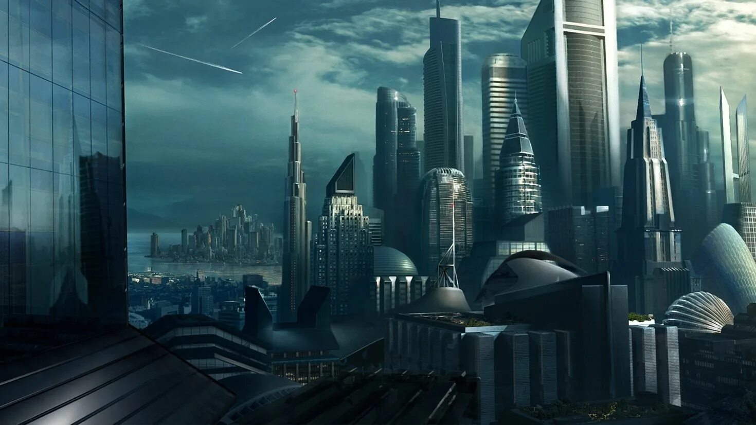 Мет город. Экуменополис 2100 года. Экуменополис концепт арт. Sci Fi City небоскребы.