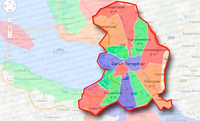 Зоны районов СПБ. Районы СПБ на карте. Границы районов СПБ. Карта Санкт-Петербурга по районам. Карта доставок спб