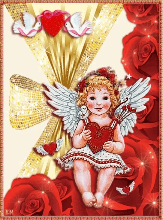 Красивые картинки с днем ангела валентины. Валентинки.