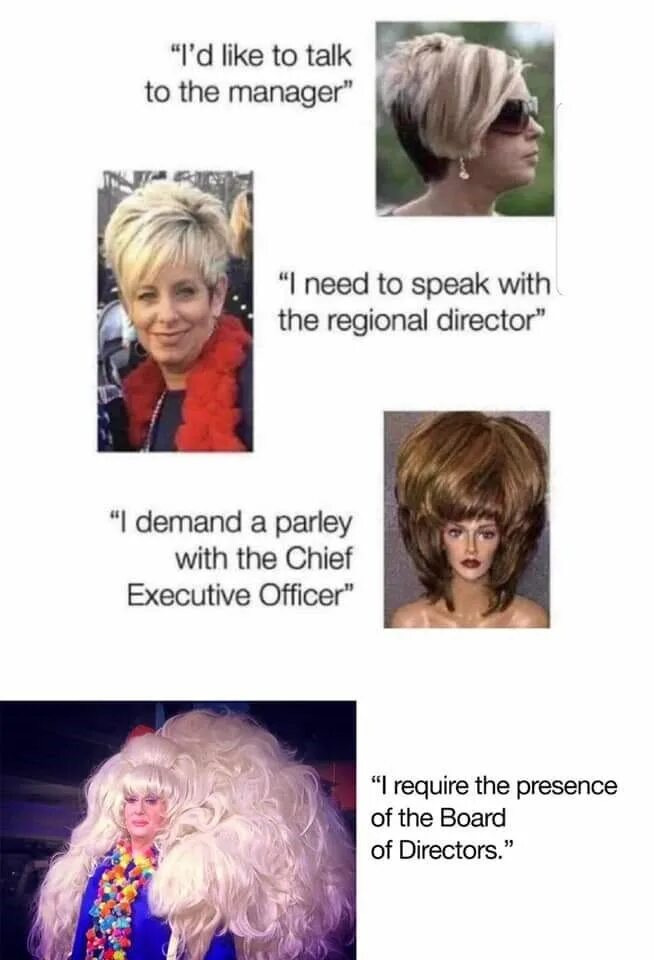 Hello i could i speak to. Karen haircut meme. karen speak with manager. can i speak to the manager. karen hairstyle meme.