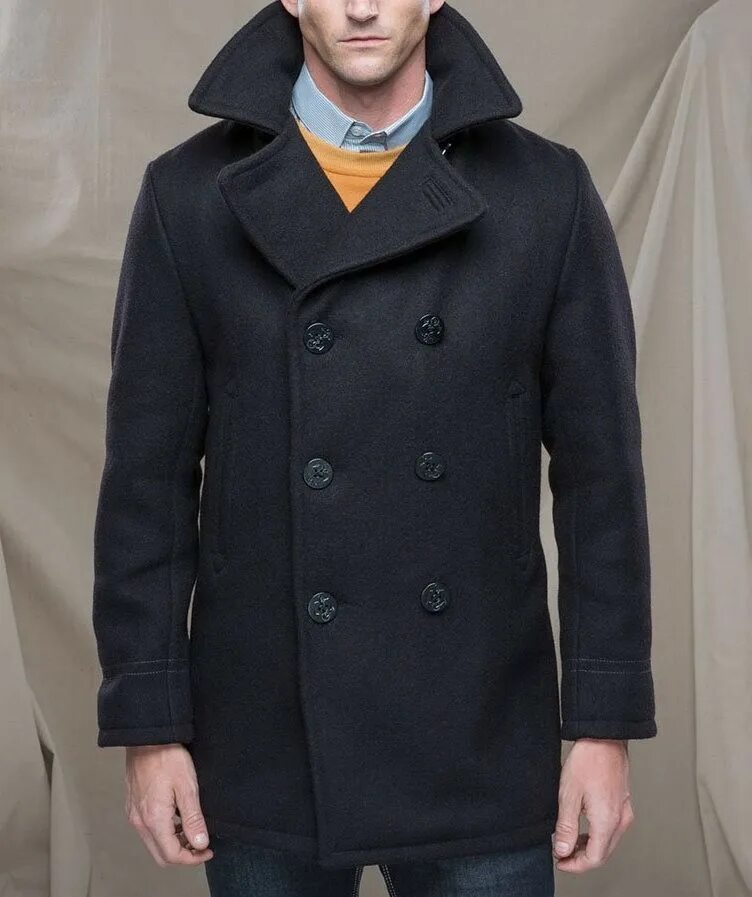 Лучший бушлат. Бушлат шерстяной us navy pea coat. buzz rickson peacoat 44. бушлат buzz rickson. cockpit peacoat.