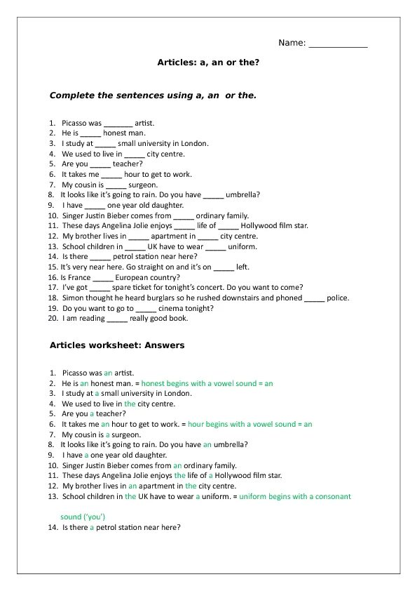 Артикли Worksheets. Артикль a an Worksheets for Kids. Артикли exercises. Articles Worksheets.