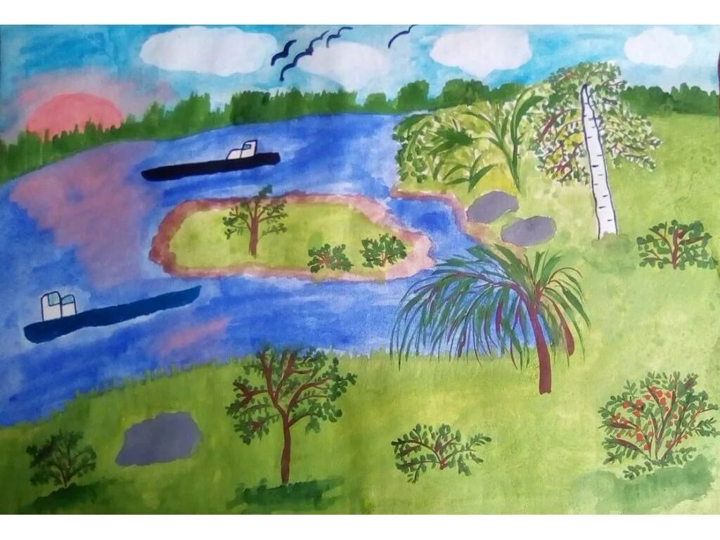 Аппликация на тему река Волга. Край родной навек любимый рисунки. Детские рисунки реки Волги. Рисунок природа Волги.