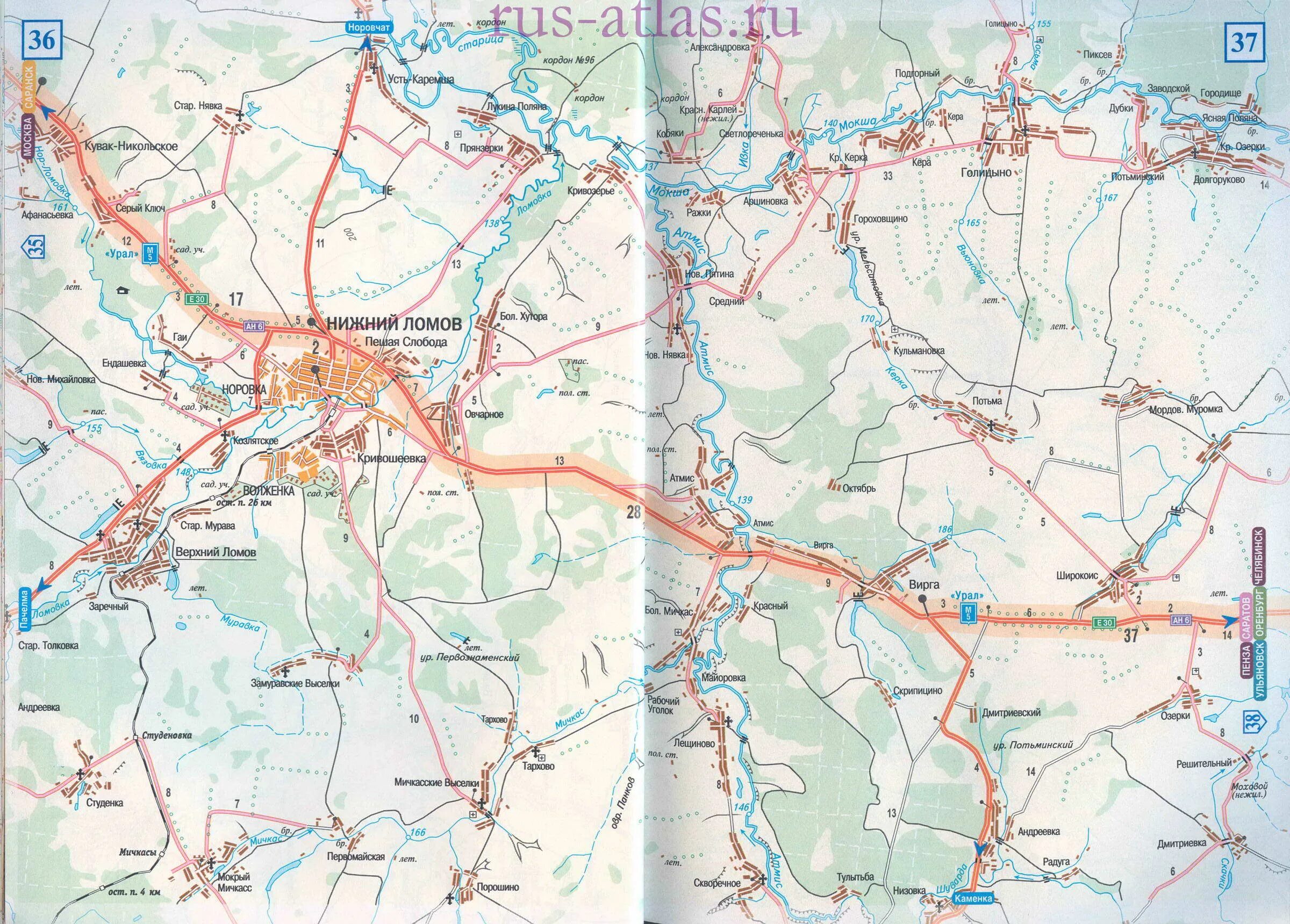 Карта дороги пенза. Карта дороги м5 Москва Пенза. М5 трасса на карте Москвы. Карту автомобильной дороги м 5. Автомобильная дорога м5 Урал на карте.