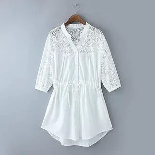 Рубашка из муслина женская