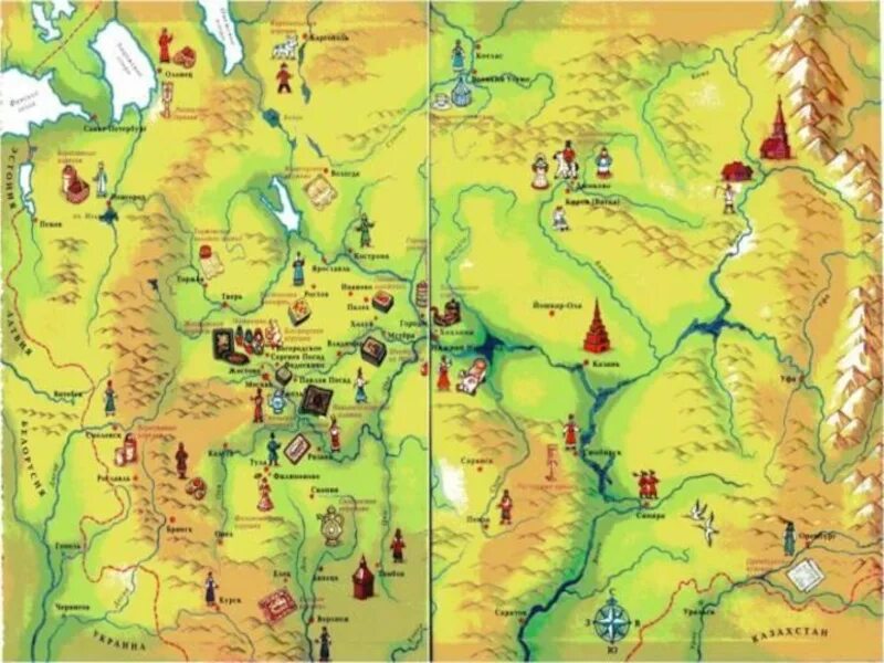 Карта промыслов россии