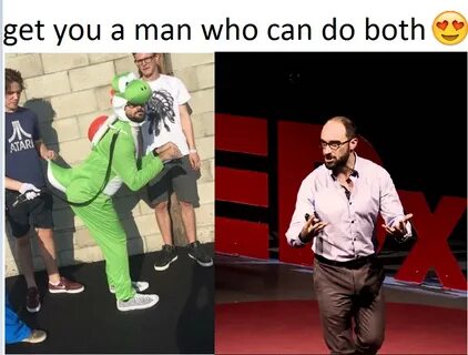 A man with whom they