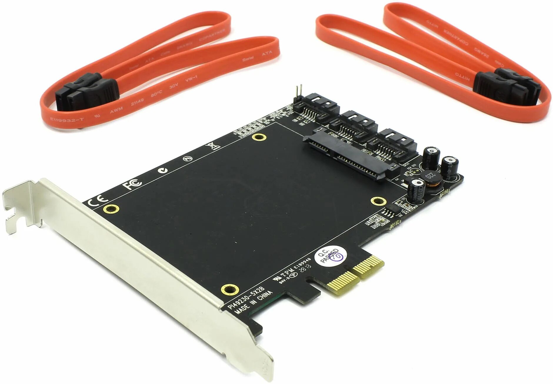 Pci e x1 ssd. St-Lab PCI-E SSD+SATA 6g Adapter a-550. Контроллер 2.5 SATA SSD + PCI Express. Контроллер SATA 3 PCI x1. Контроллер St-Lab a-550.