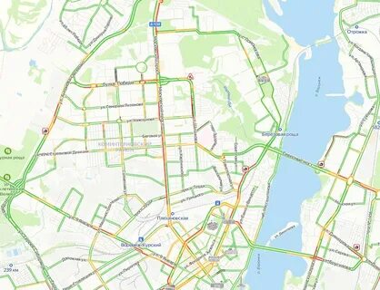 Карта дорожной обстановки