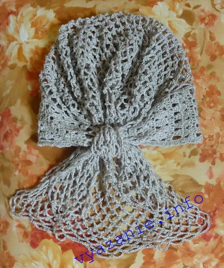 Вязаная косынка бандана. Kerchief. Косынка шапочка. Бандана спицами женская. Косынка-бандана связать.