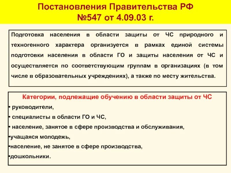 Подготовка населения в области защиты от ЧС. Го и защиты от ЧС природного и техногенного характера. Подготовка населения в области защиты от ЧС И техногенного характера. Подготовке в области защиты от чрезвычайных ситуаций подлежат:.