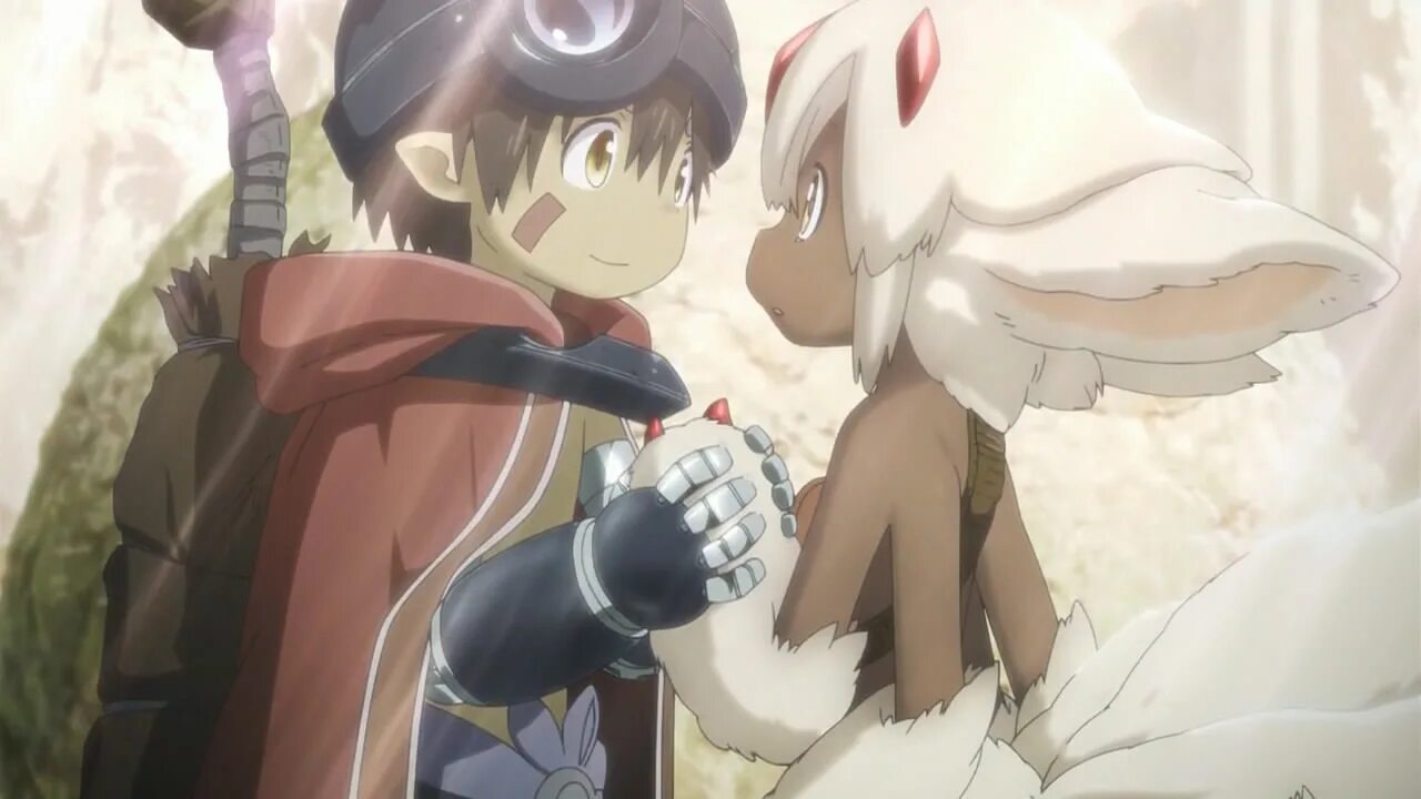 Созданный в бездне 18. Made in abyss 2 season. Made in abyss reg and nanachi. Made in abyss фильм 2012. Наначи made in abyss.