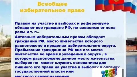 Право выбора избирательное право
