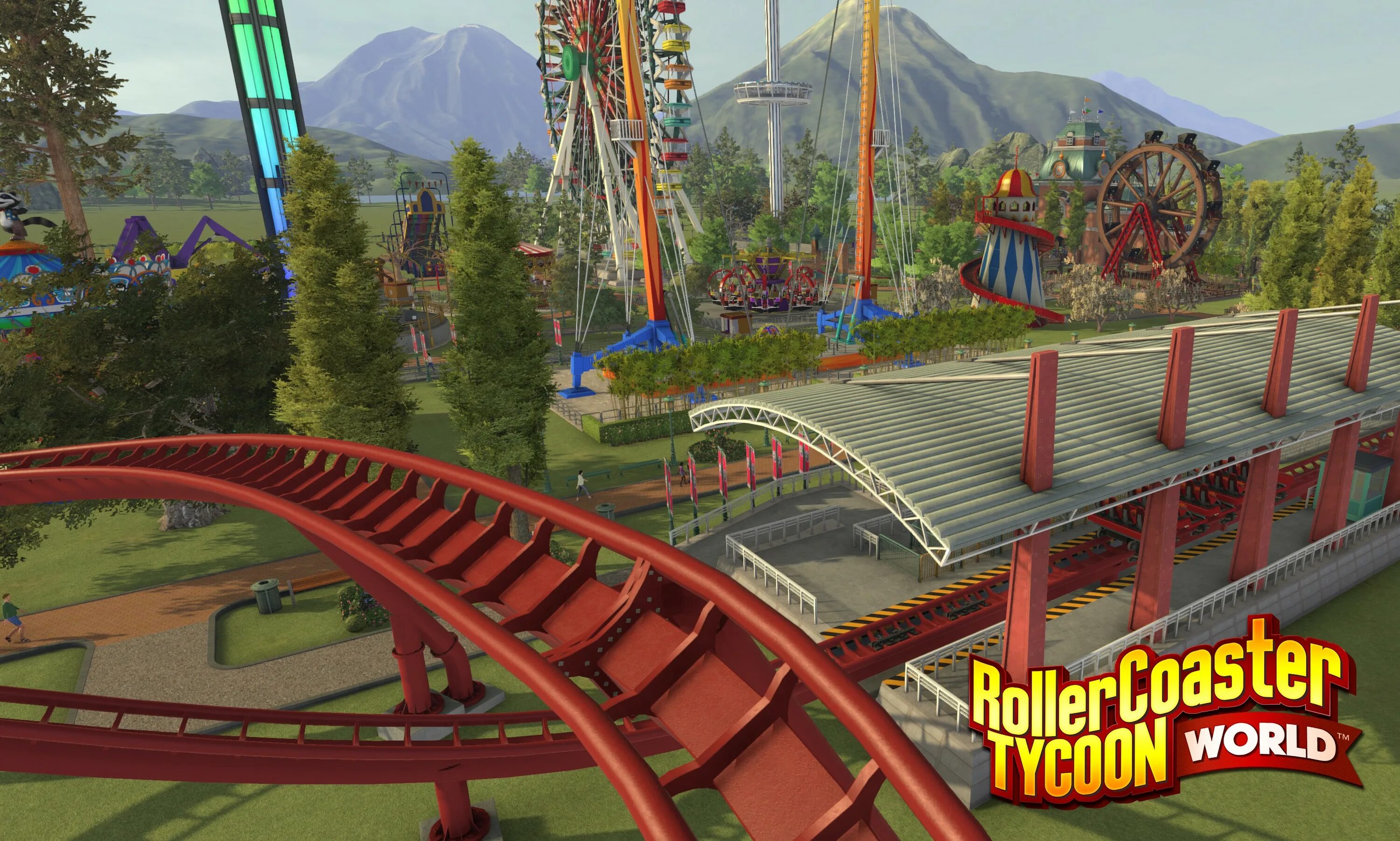 Роллер Коастер игра. Roller Tycoon аттракционы. Rollercoaster Tycoon World. Rollercoaster Tycoon Deluxe.