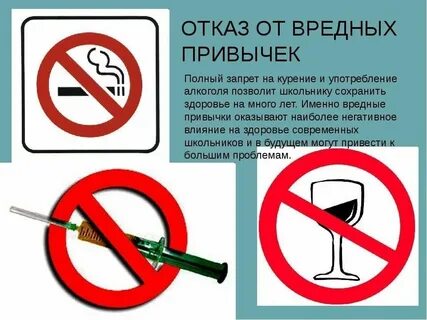 Профилактика наркомании табакокурения и алкоголизма