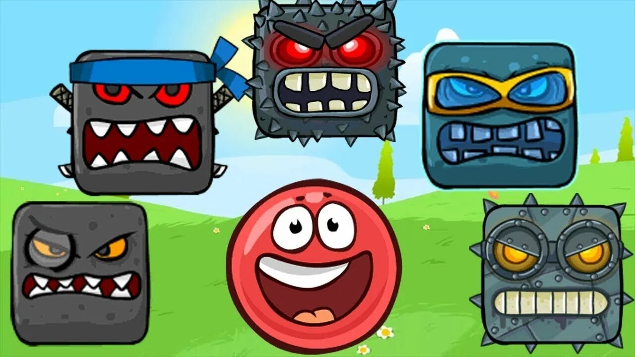 Red ball 4 боссы. Красный шарик red ball 4. Red ball 4 boss. Красный шарик 4 босс зелёные холмы. Red ball игра первая версия.