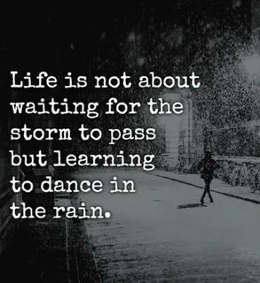 I waiting for the rain