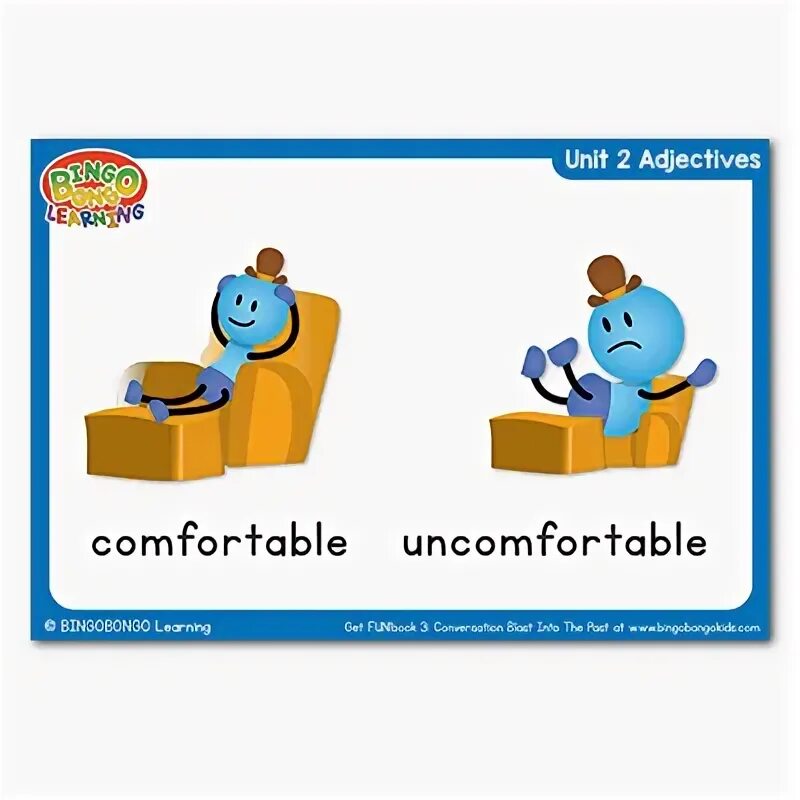 Adjectives comfortable