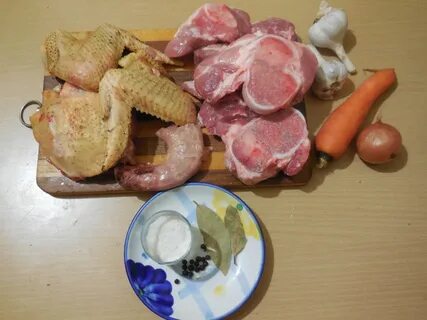 Ингредиенты для холодца