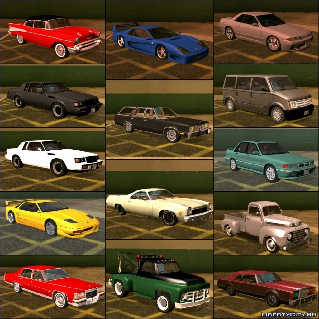 ГТА Сан андреас car Pack. GTA sa car Pack 90s андроид. GTA San Andreas желтая машина. GTA sa car Pack 90s. San andreas тачки