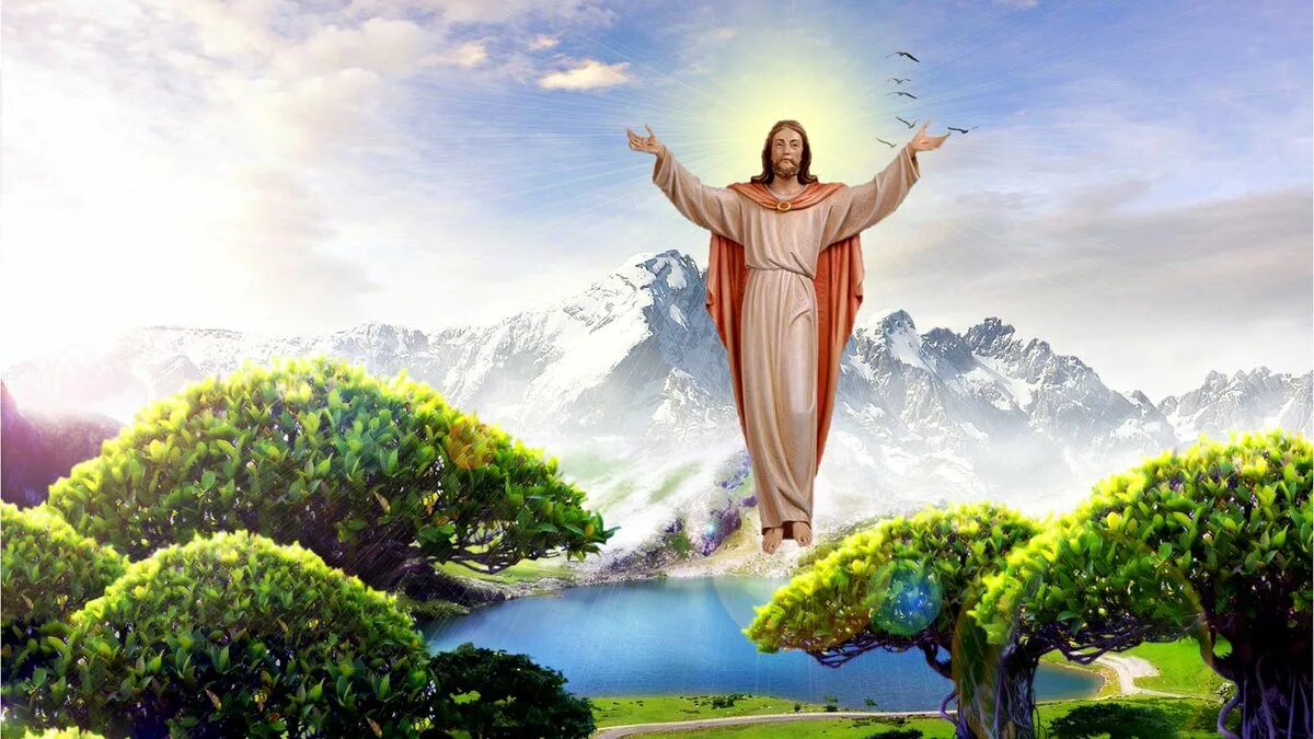 Иисус Христос. Господь миров. Христос и земля. Природа создала бога