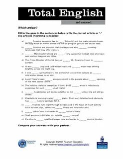 Advanced exercises