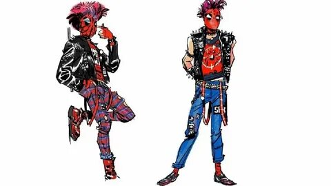 Antes de hacer del azul el color primario del personaje, Spider-Punk usó un...