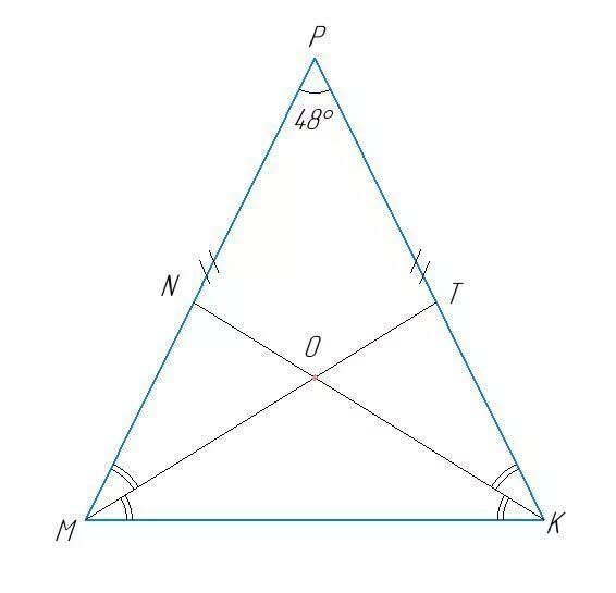 биссектрисы углов к и м. угол между биссектрисами треугольника. в параллелограмме abcd биссектриса. угол при вершине равен 60. биссектрисы углов к и м.