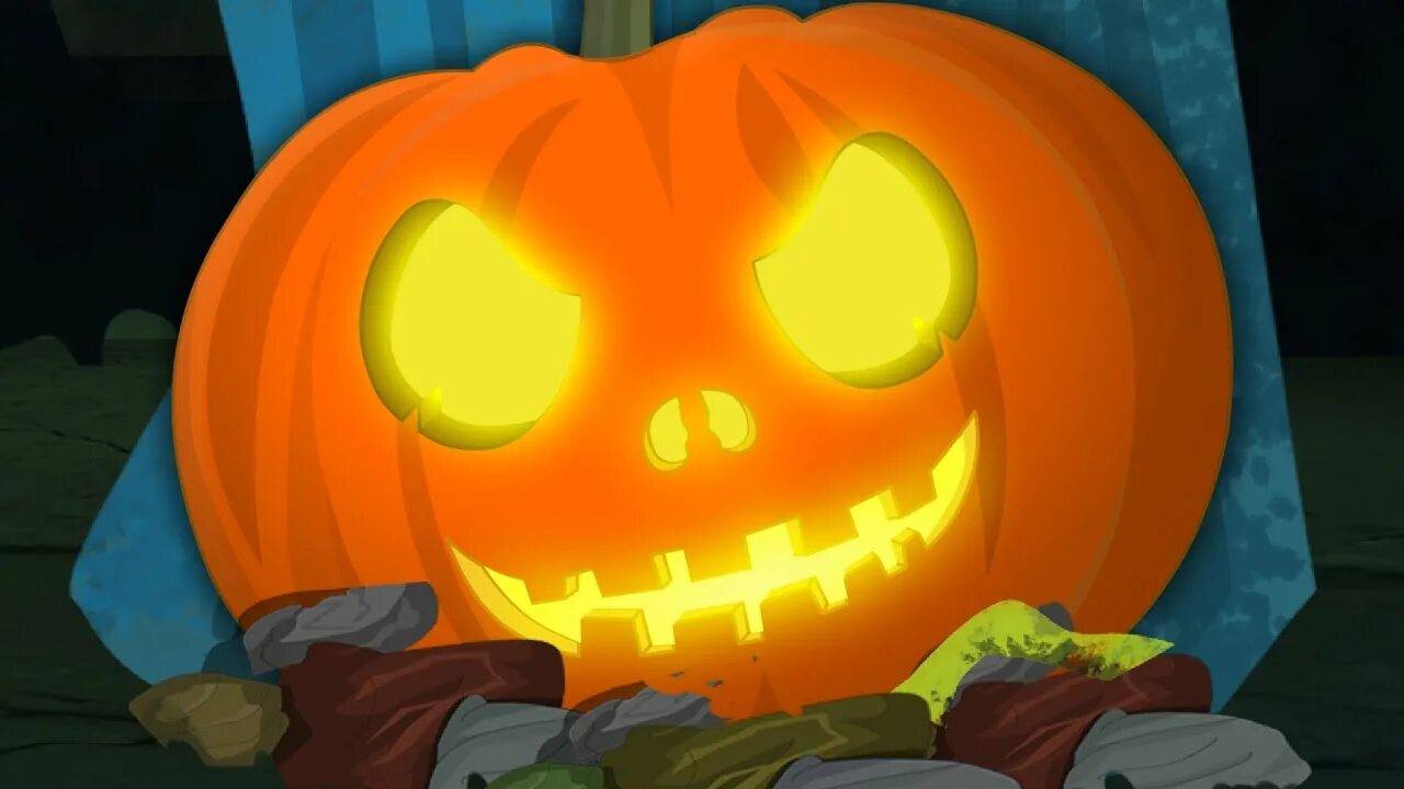 There's a Scary Pumpkin. Pumpkin Song. Песни тыква