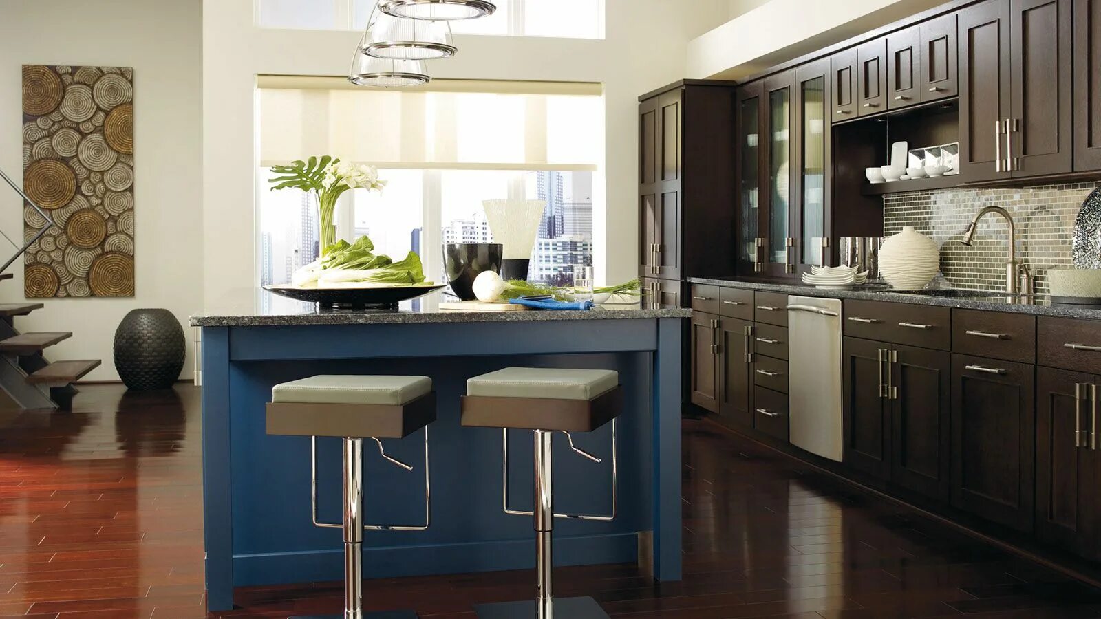 Home Gabinetes de cocina de colores, Gabinetes de cocina marrón, Decoración de u