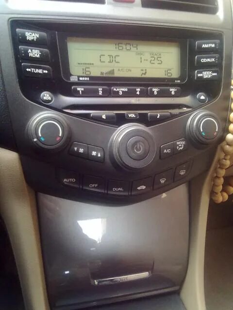 установка магнитолы аккорд 7