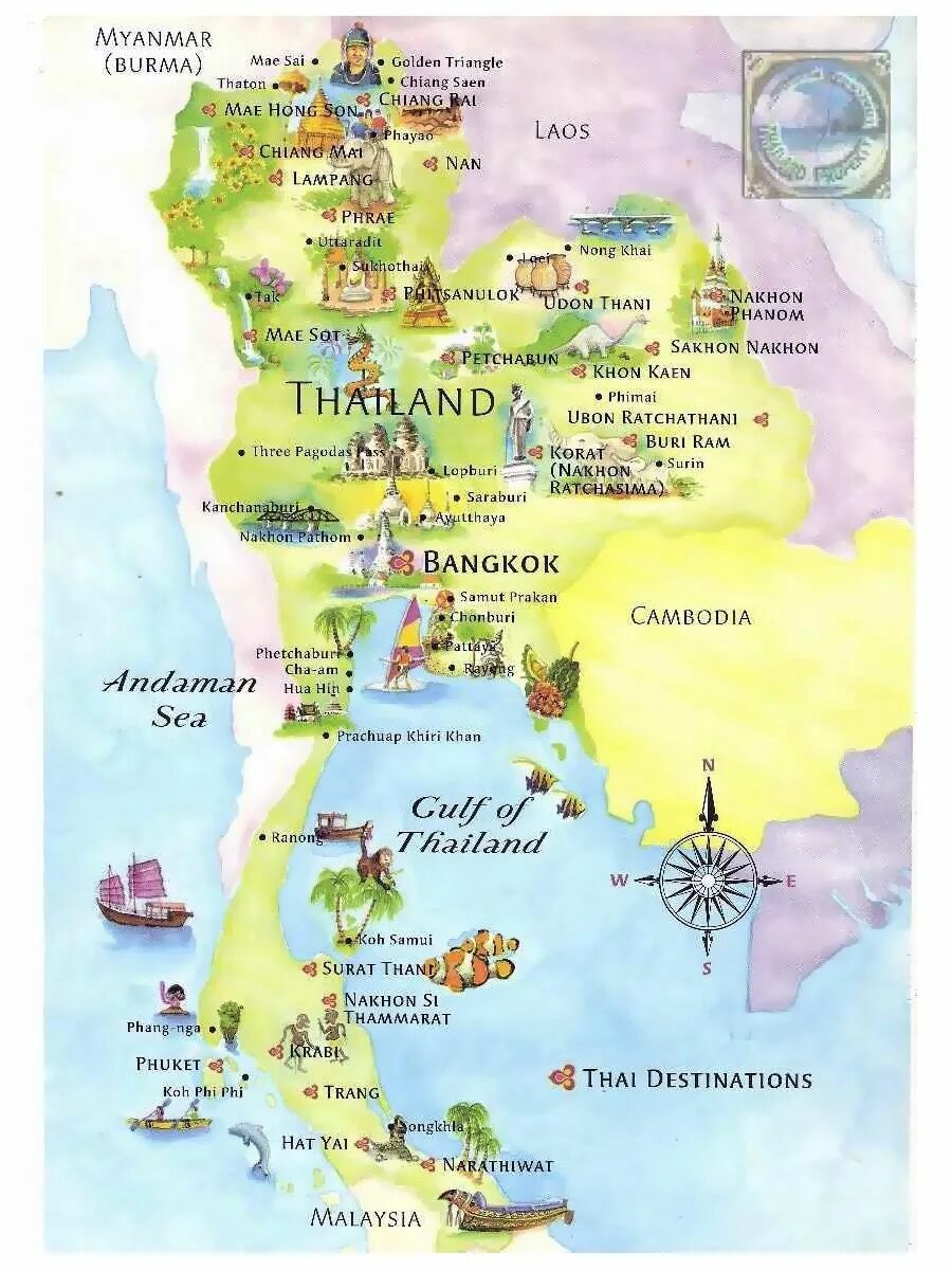 Таиланд достопримечательности на карте. Достопримечательности Тайланда на карте. Туристическая карта Тайланда. Карта Тайланда с достопримечательностями на русском. Карта городов таиланда