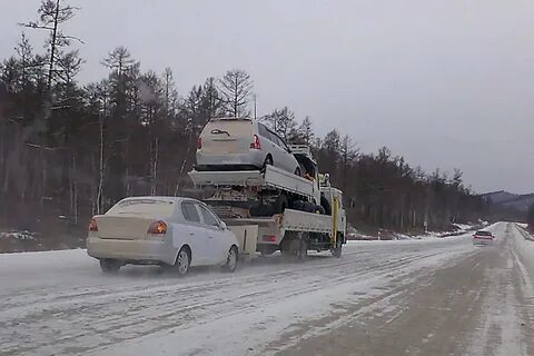 Перевезти машину из владивостока в москву